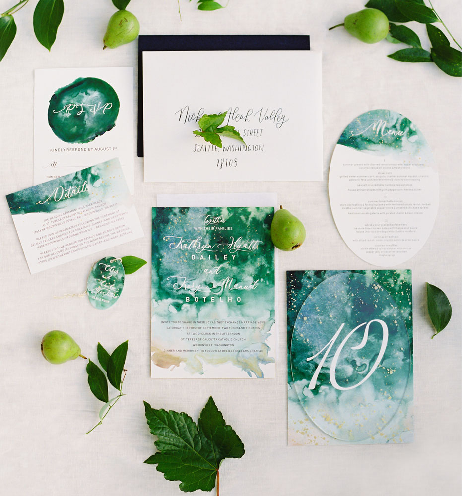 LowCountryNoteCards Paisley Watercolor Stationery