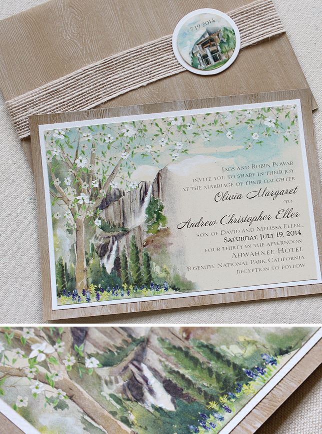 Yosemite Wedding Invitation