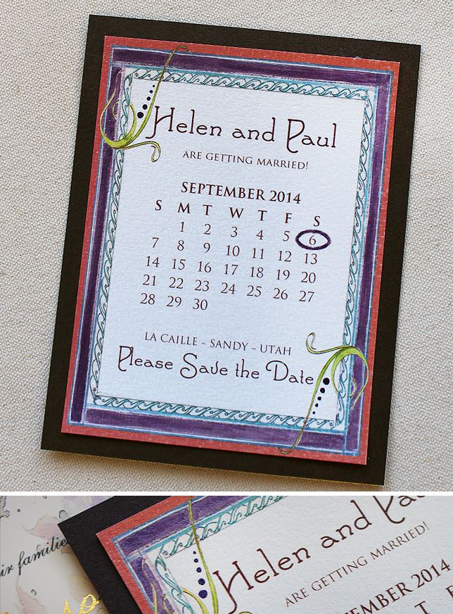 Calendar Save the Date