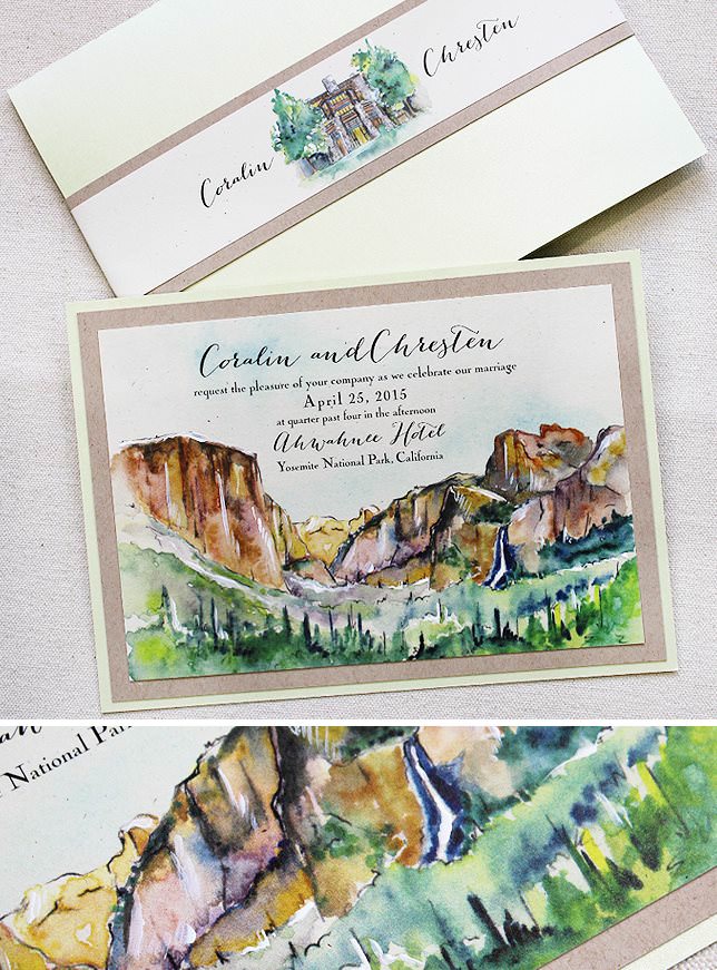 Yosemite Wedding Invitations