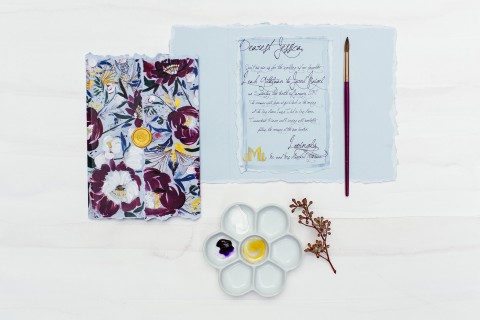 pattern-bloom-blue-burgundy-hand-painted-wedding-invitation