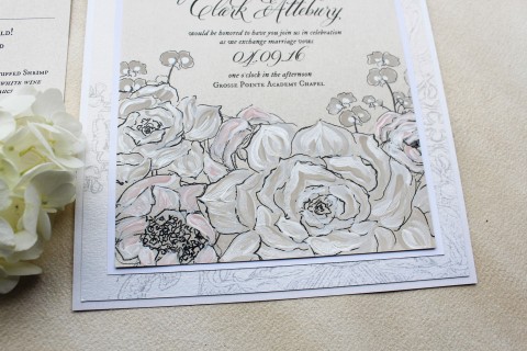 hand-painted-white-floral-black-tie-wedding-invitation
