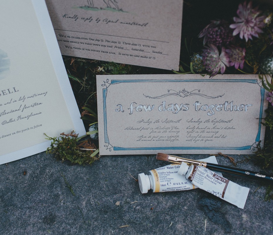 andrew-wyeth-inspired-illustrated-monogram-wedding-invitation