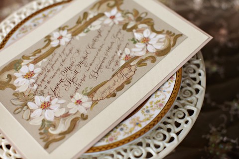 baroque-gold-frame-hand-painted-wedding-invitation