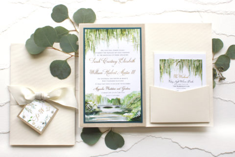 Southern Oak Tree Wedding Invitations