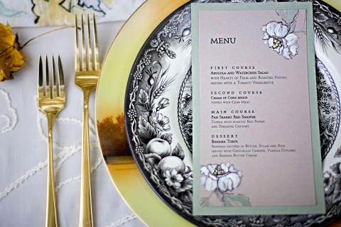 vintage-green-gold-watercolor-wedding-menu