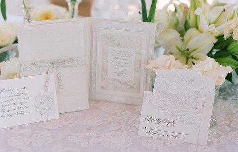 all-white-wedding-response-card