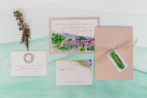 san-ysidro-ranch-watercolor-wedding-invitation