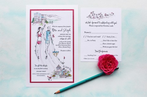 running-themed-wedding-invitation