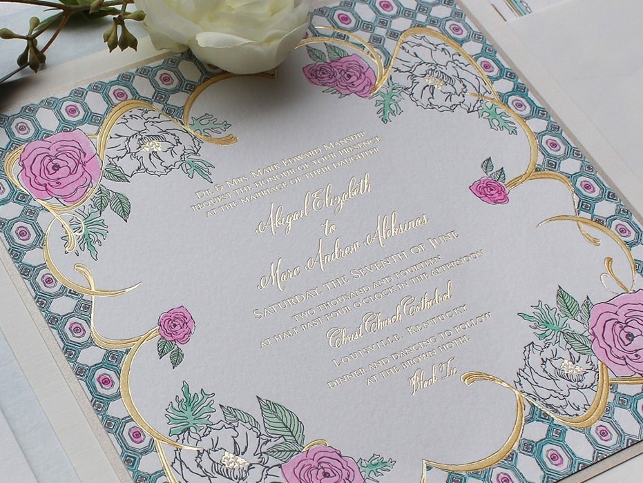 watercolor-foil-wedding-invitations
