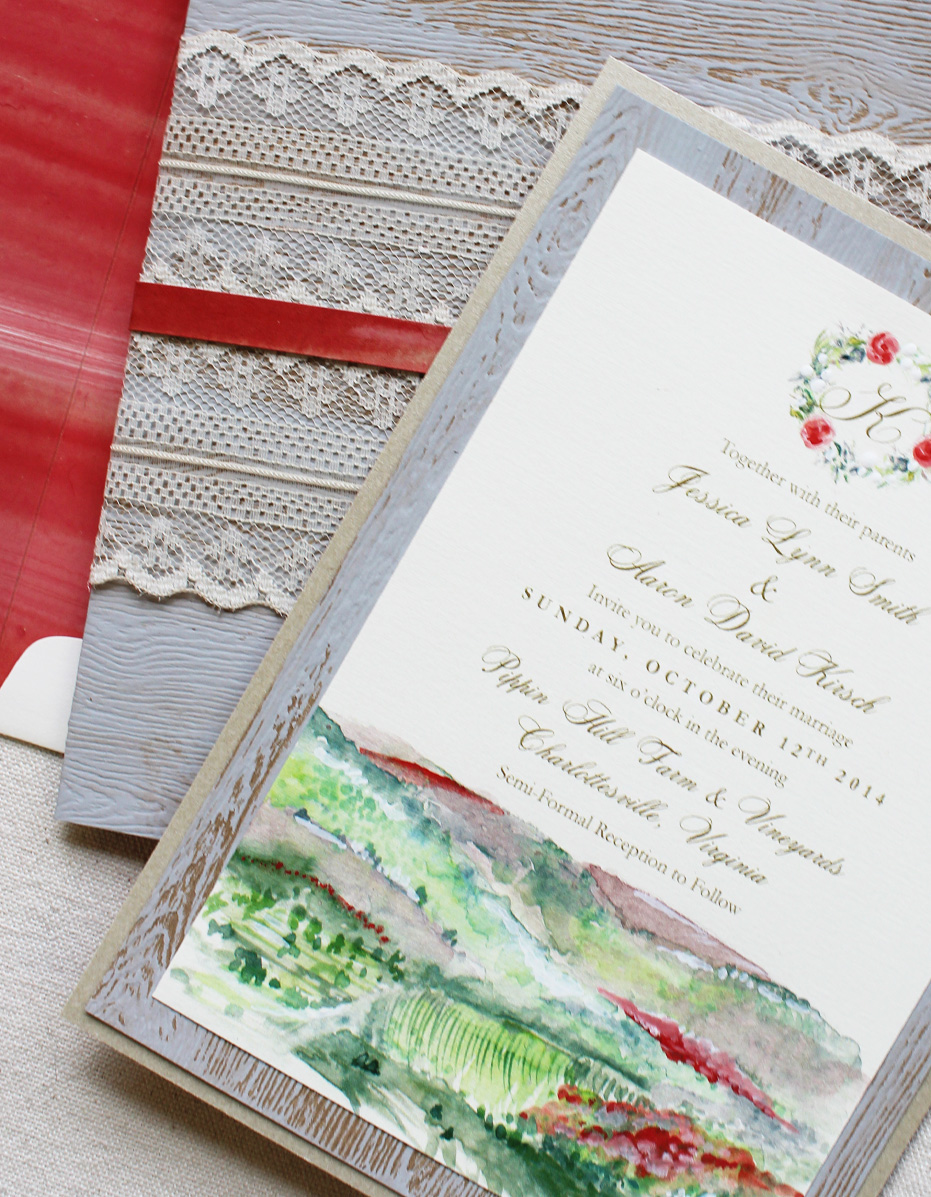 watercolor-landscape-lace-wedding-invitation