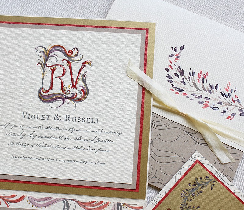 watercolor-monogram-wedding-invitation