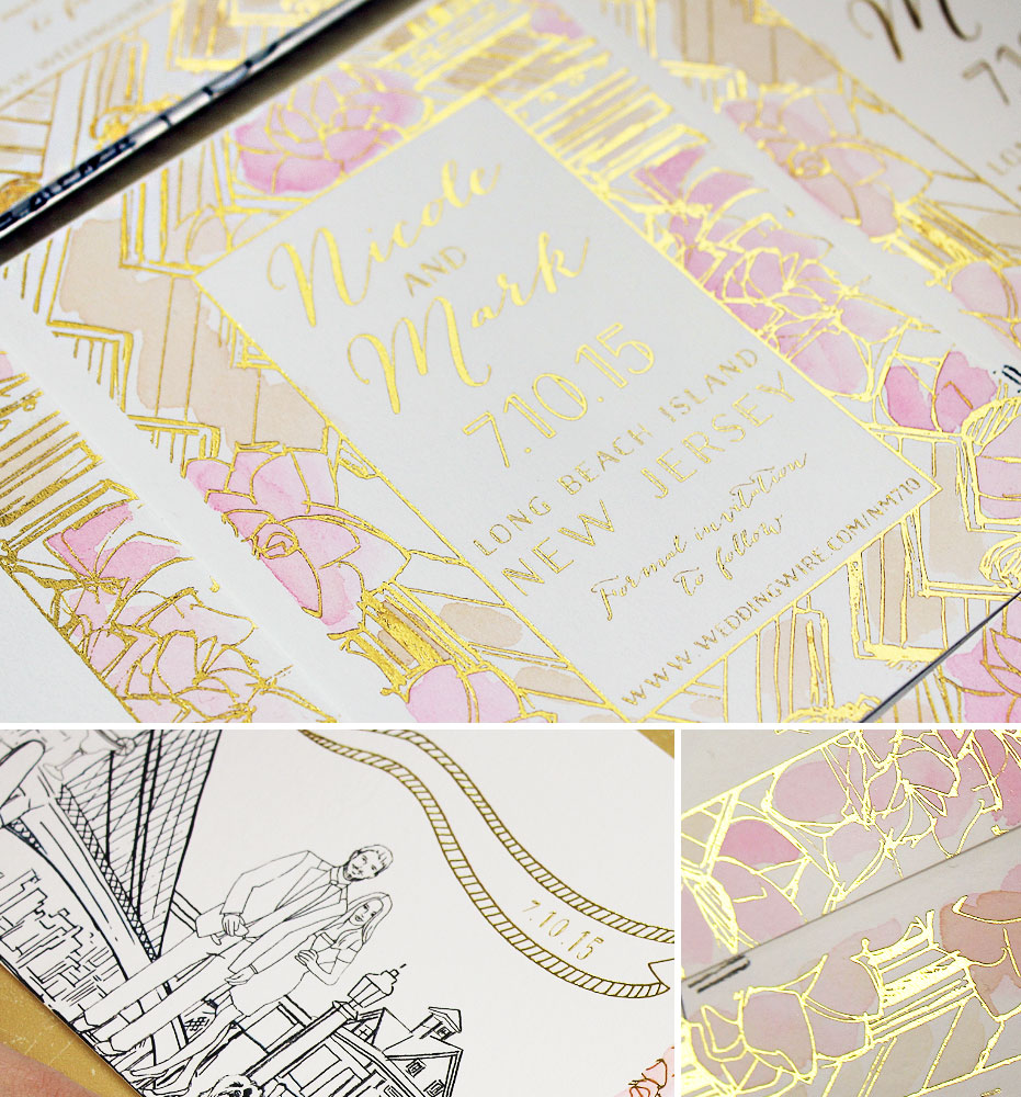 gold-foil-illustrated-save-the-date