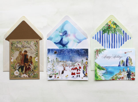 Hand Painted Christmas Cards
