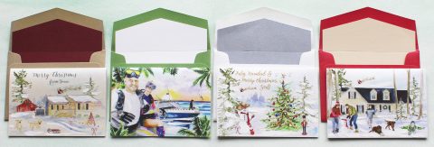 personalized-watercolor-Christmas-cards