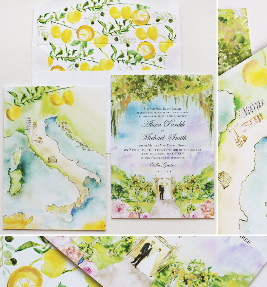 lemon-wedding-invitations