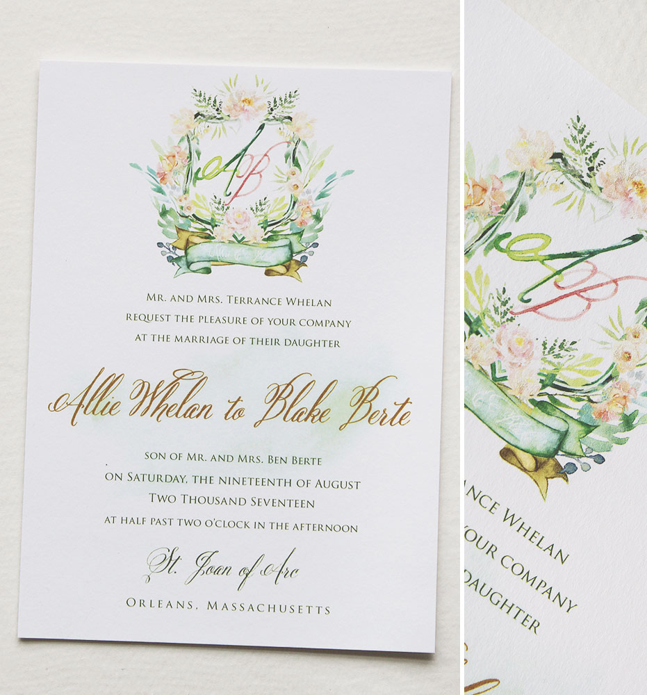 custom-crest-wedding-invitation