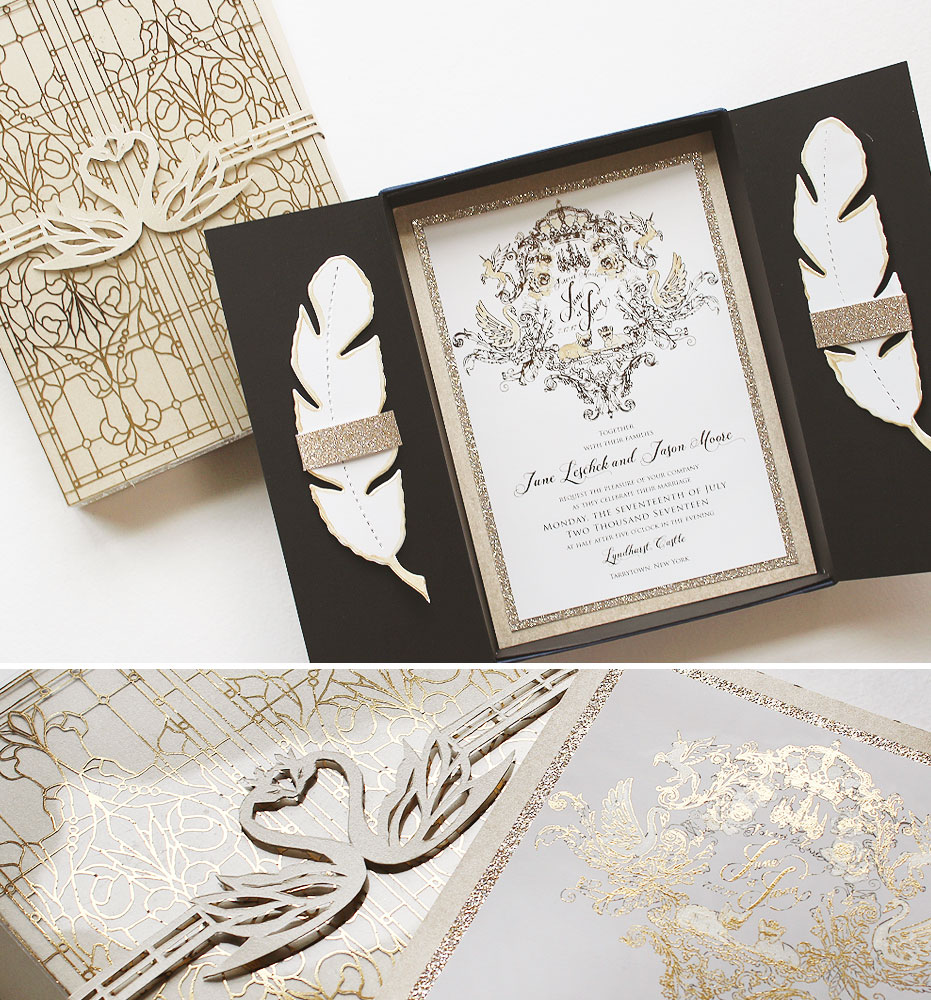 custom-crest-wedding-invitation