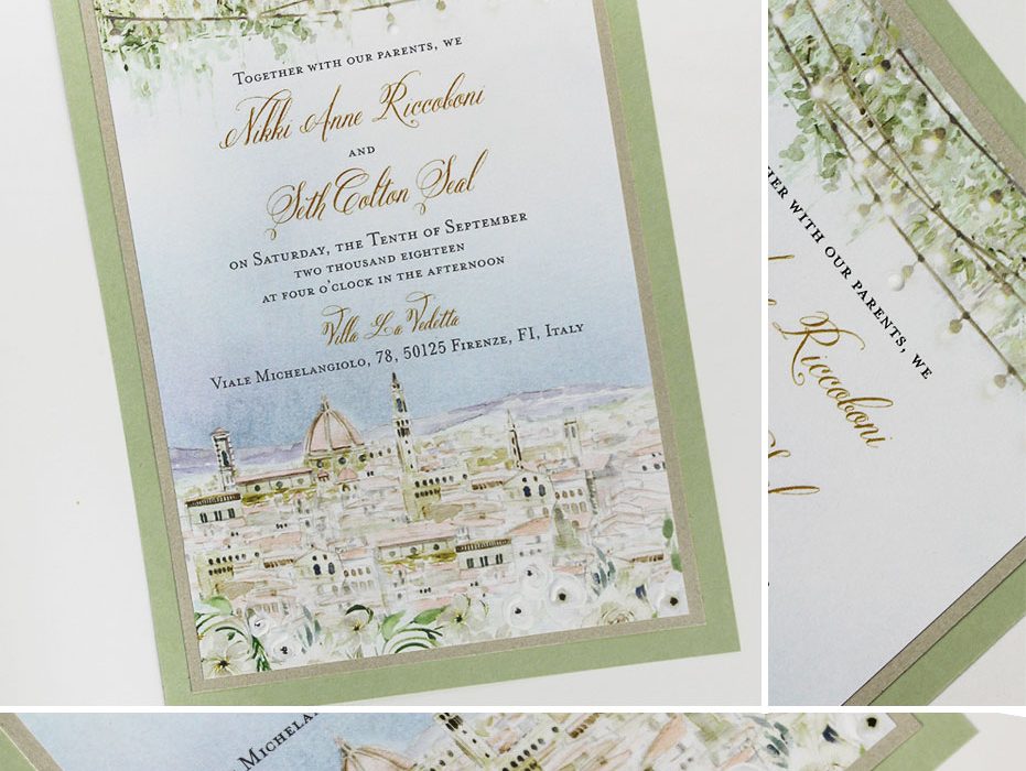 Florence Wedding Invitations