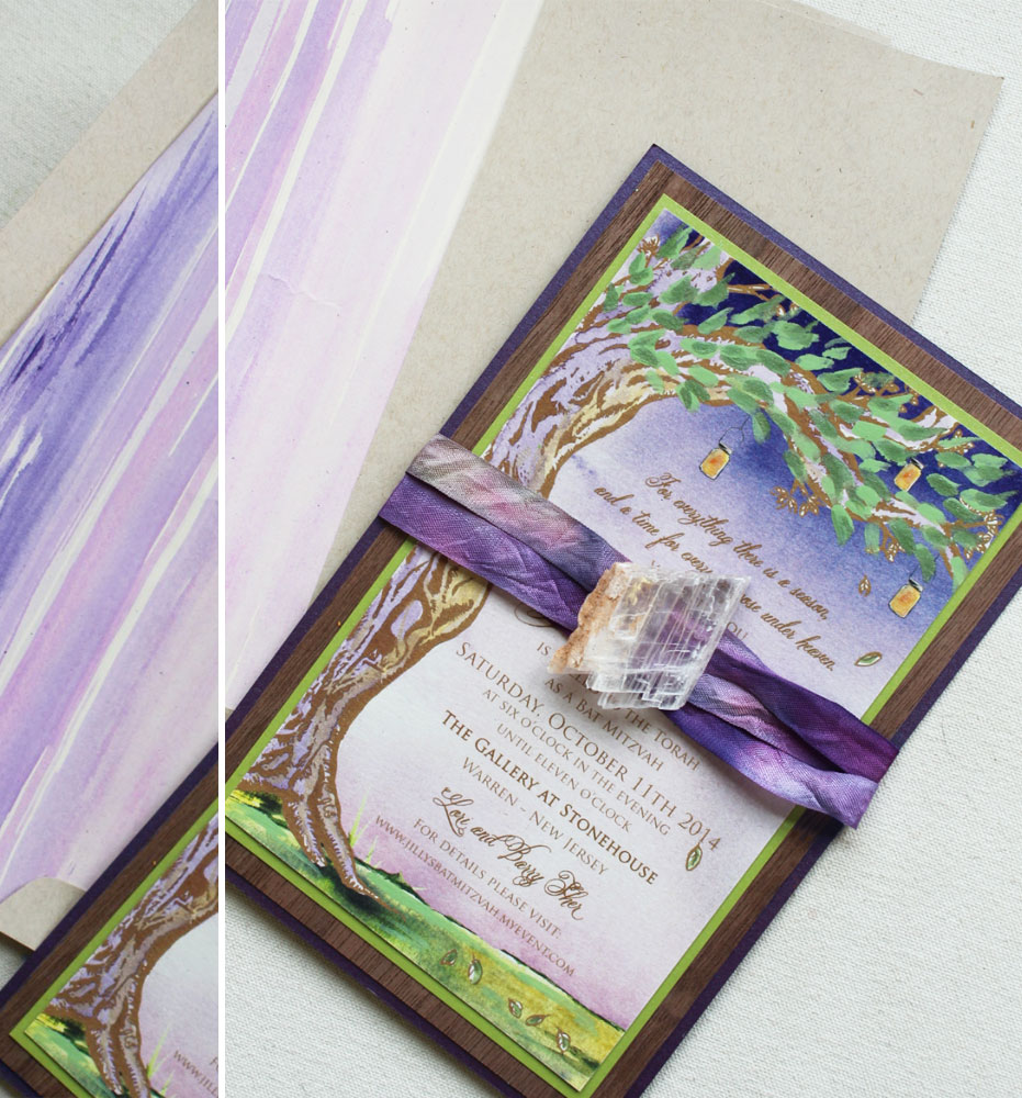 Pantone Ultra Violet Wedding Invitations