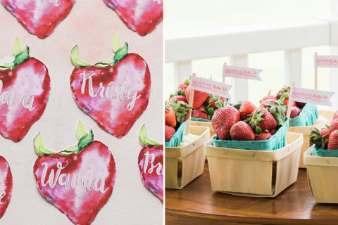 strawberry-place-cards