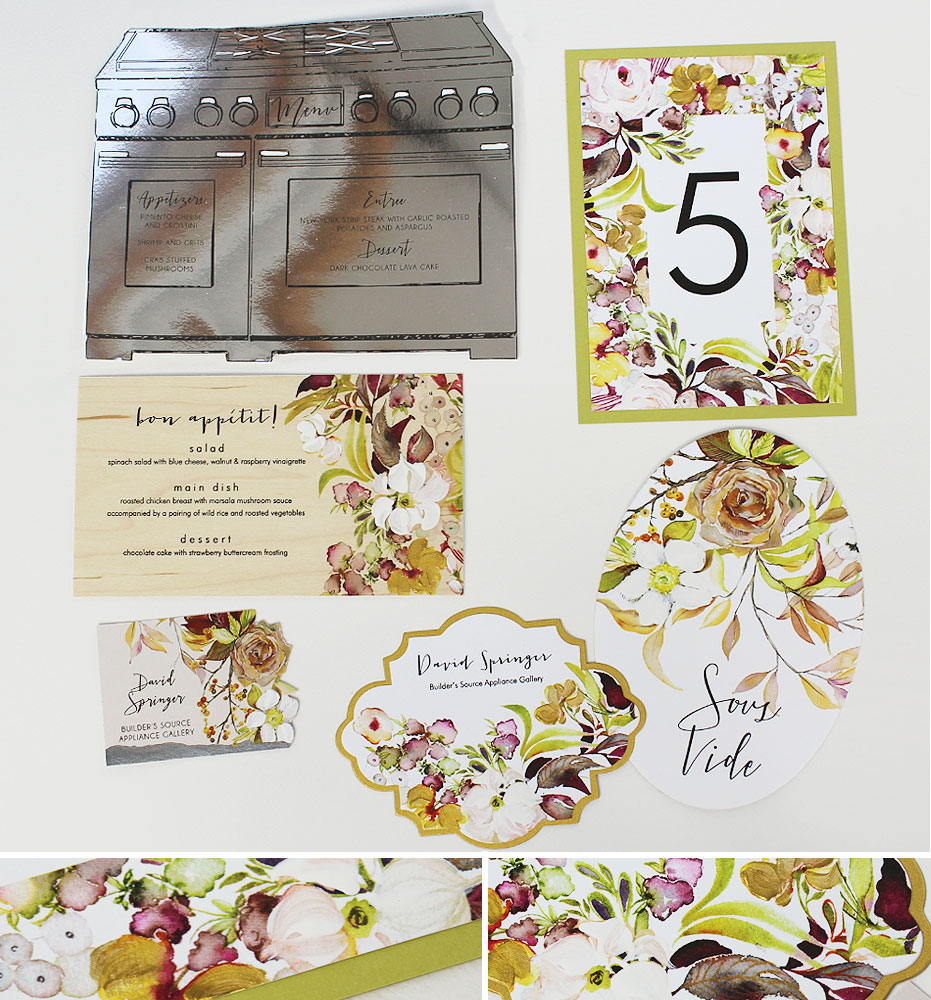 Watercolor Floral Corporate Stationery
