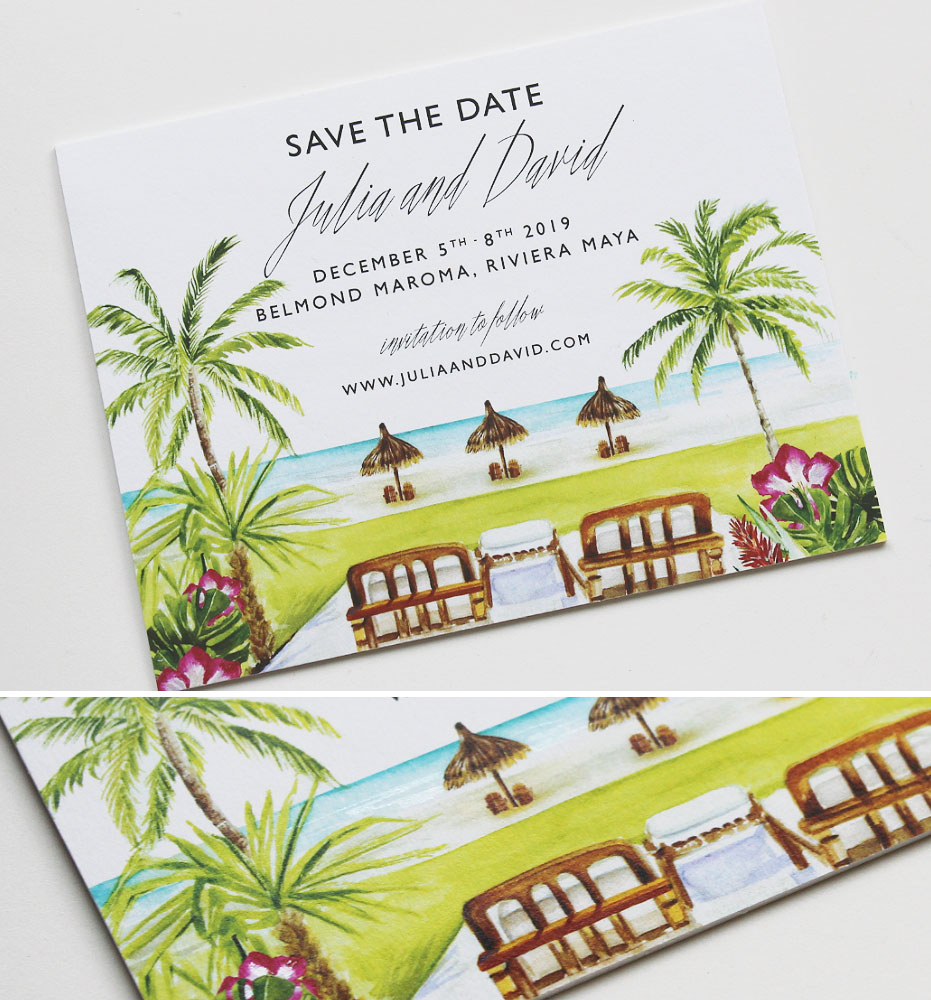 Mexico Wedding Save the Date