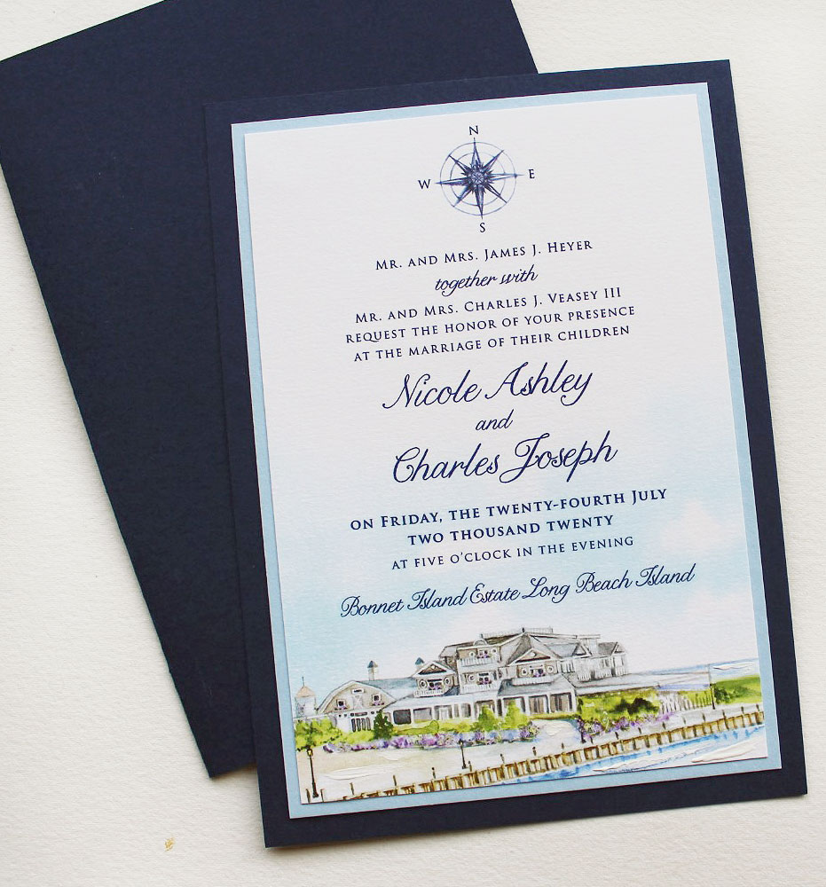 Nautical Wedding Invitations 