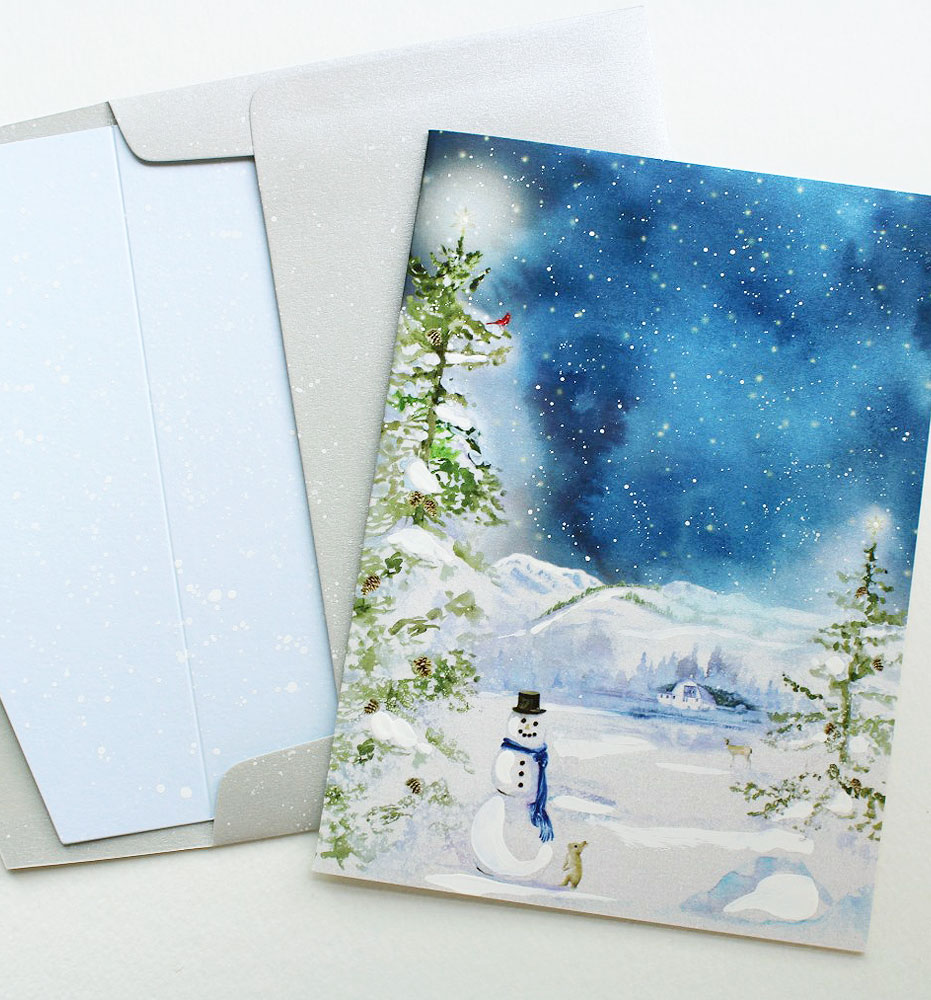 Custom Illustrated Christmas Cards