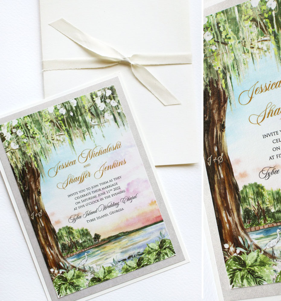 Low Country Wedding Invitations
