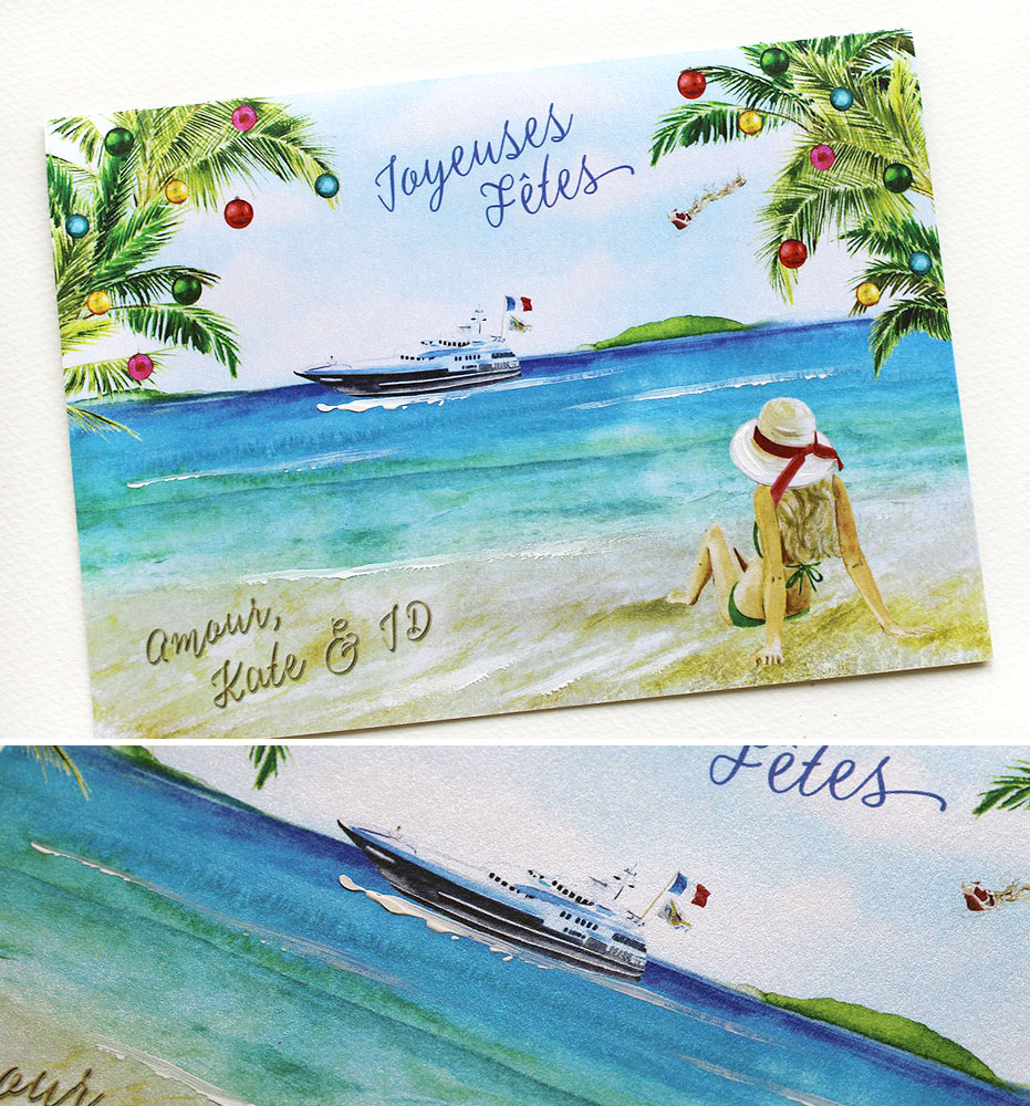 Watercolor Holiday Cards