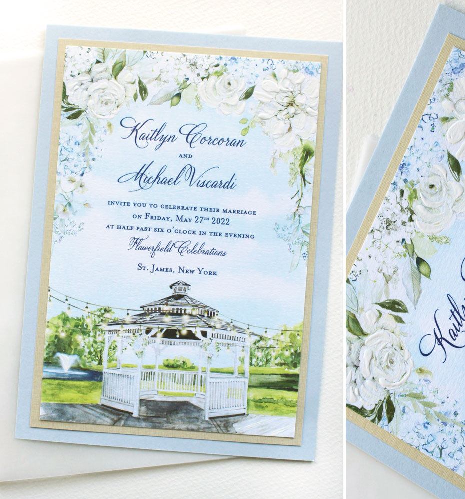 Watercolor Floral Wedding Stationery