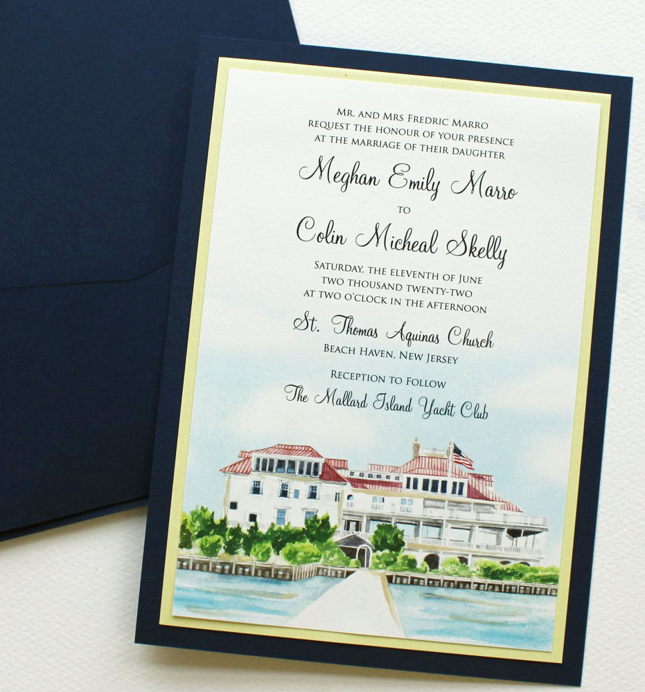 Mallard Island Wedding Invitations
